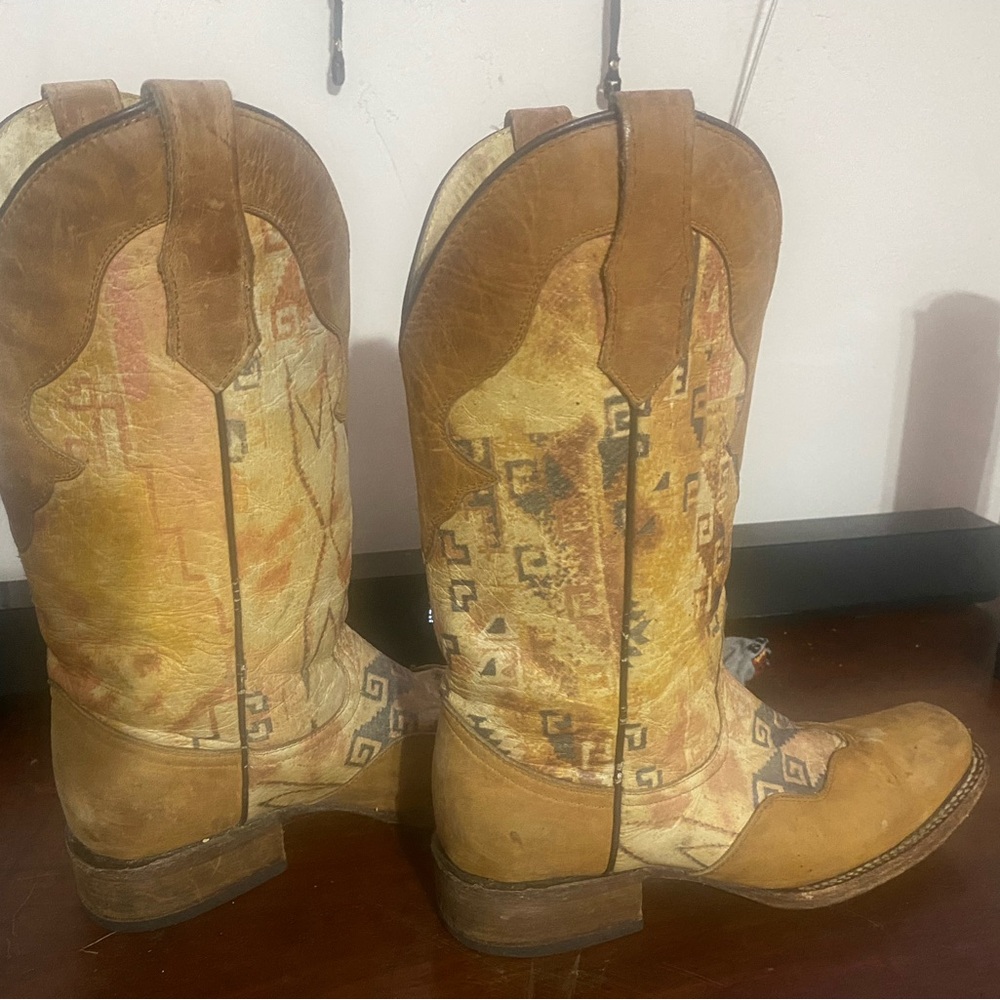 Aztec Western Cowboy Boots